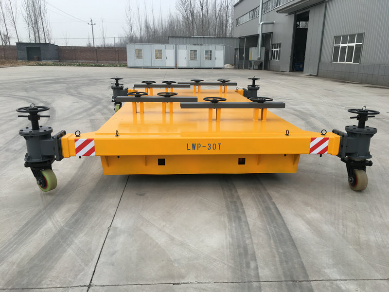30 ton akumulatorowy wózek transportowy z stojakiem