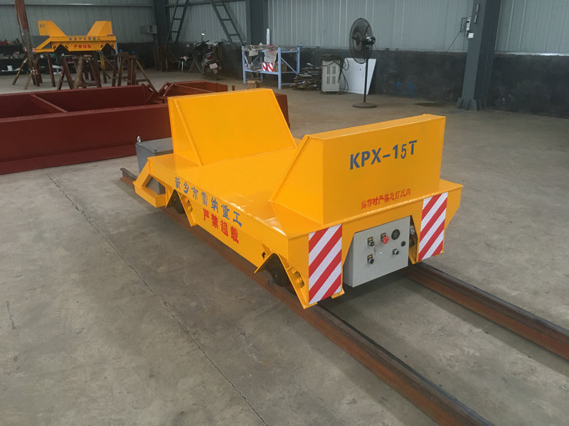 15 Tons Steel Coil Battery Rail Transfer Cart