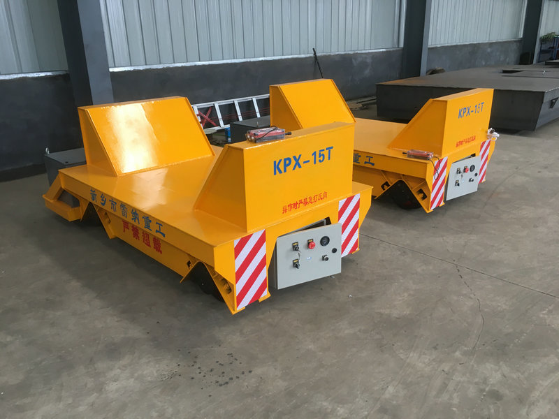 15 Tons Steel Coil Battery Rail Transfer Cart