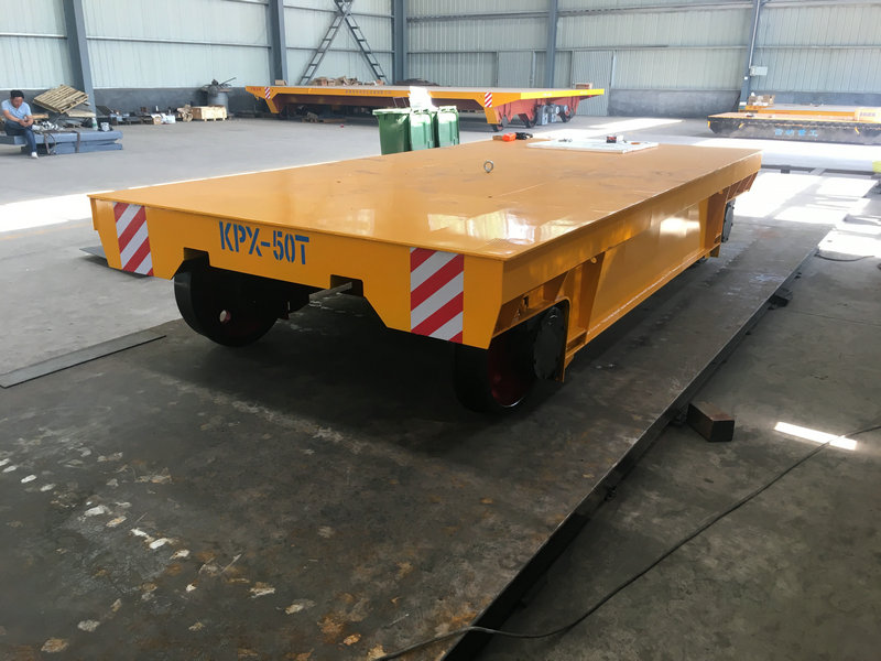 Ciężki ładunek Remote Control Material Rail Transfer Cart